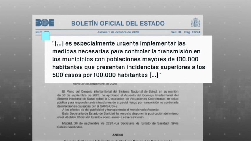 El Boe Publica El Acuerdo Que Obliga A Madrid A Aplicar Nuevas