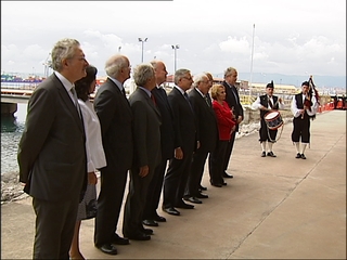 Acto oficial de inauguración de la autopista del mar