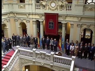 Acto de toma de posesión del nuevo presidente del Principado, Francisco Álvarez-Cascos