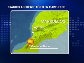 Trágico accidente aéreo en Marruecos