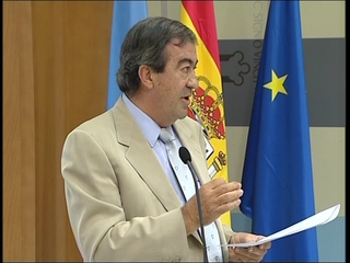  El presidente del Gobierno de Asturias, Francisco Álvarez-Casco