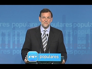  El presidente del PP, Mariano Rajoy