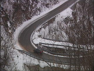 Carretera con nieve