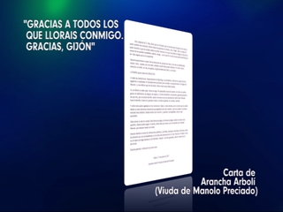 Carta de Arancha Arbolí, viuda de Manuel Preciado