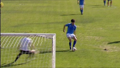 Gol de Eneko ante el Ourense