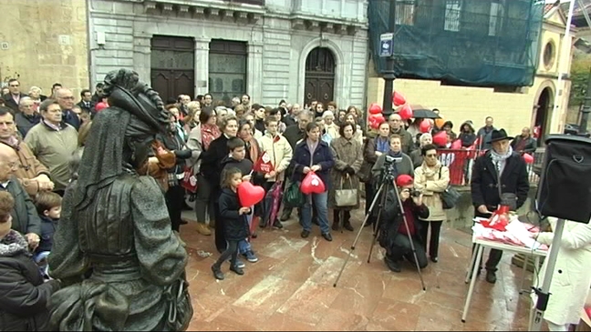 Protesta en Oviedo contra la ley del aborto