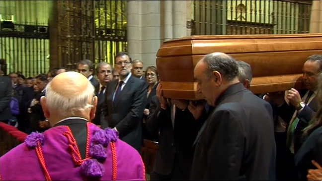 El funeral de la presidenta de la Diputación y el PP de León, Isabel Carrasco