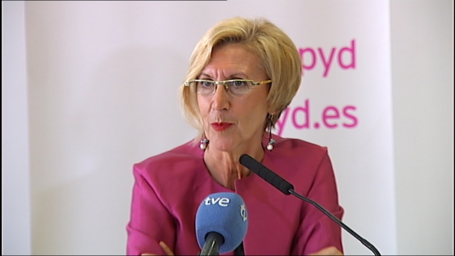 La portavoz de UPyD, Rosa Díez