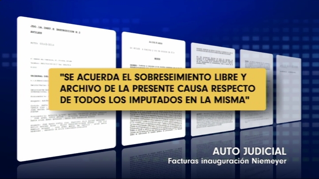 Auto judicial sobre las facturas del Niemeyer