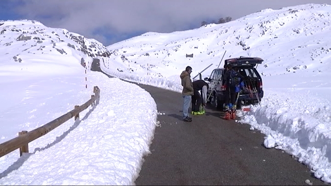 Nieve en picos