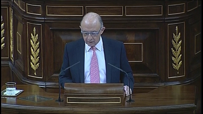 El ministro de Hacienda, Cristóbal Montoro