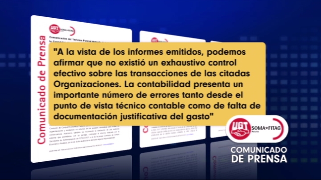 Nota de prensa de SOMA sobre la investigación de la labor de Villa al frente del sindicato