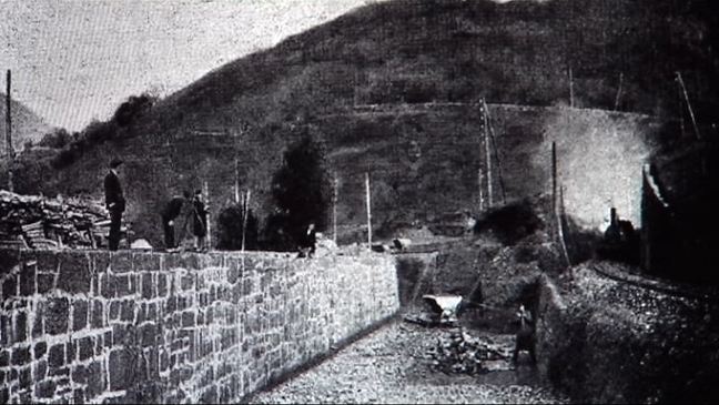   Las antiguas instalaciones mineras de Tudela Veguin, incluidas dentro del Inventario Patrimonial de Asturias