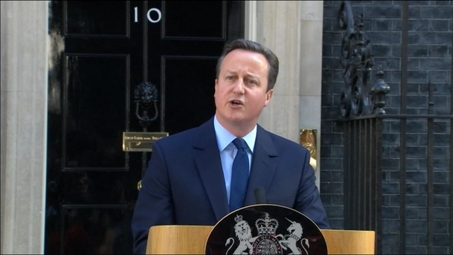 El primer ministro David Cameron