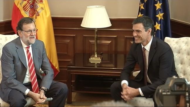 Reunión de Mariano Rajoy y Pedro Sánchez