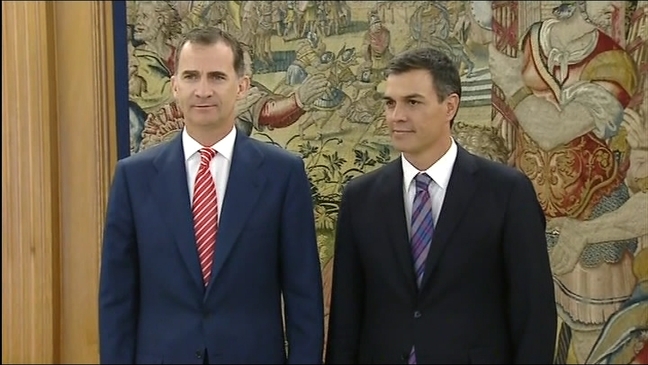 El rey recibe a Pedro Sánchez