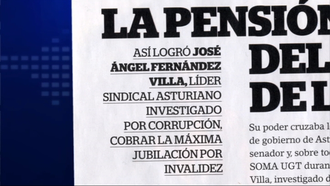 Villa no habría sufrido el accidente minero por el que cobra una pensión máxima de invalidez