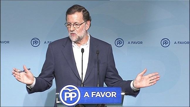   El líder del PP, Mariano Rajoy