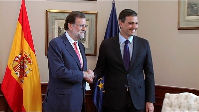 Sánchez con Rajoy