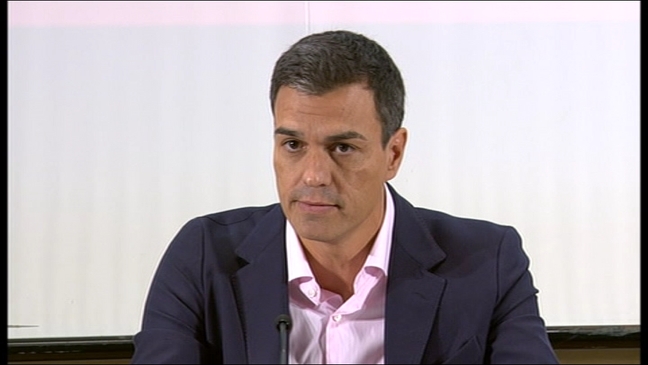 El lider del PSOE, Pedro Sánchez