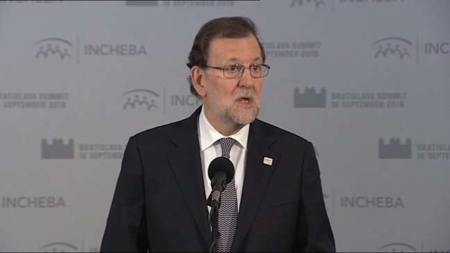 Rueda de prensa de Mariano Rajoy tras su participación en la cumbre europea