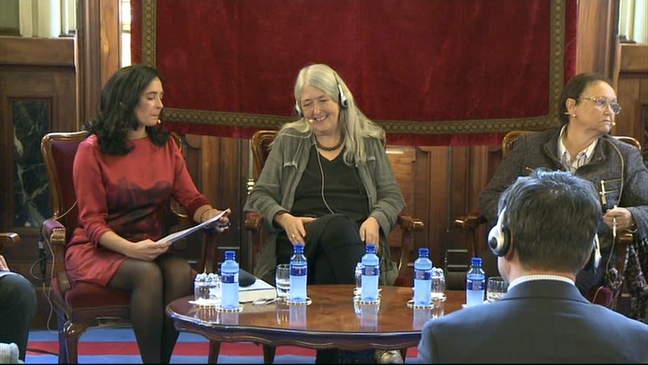 Charla de Mary Beard en el Parlamento