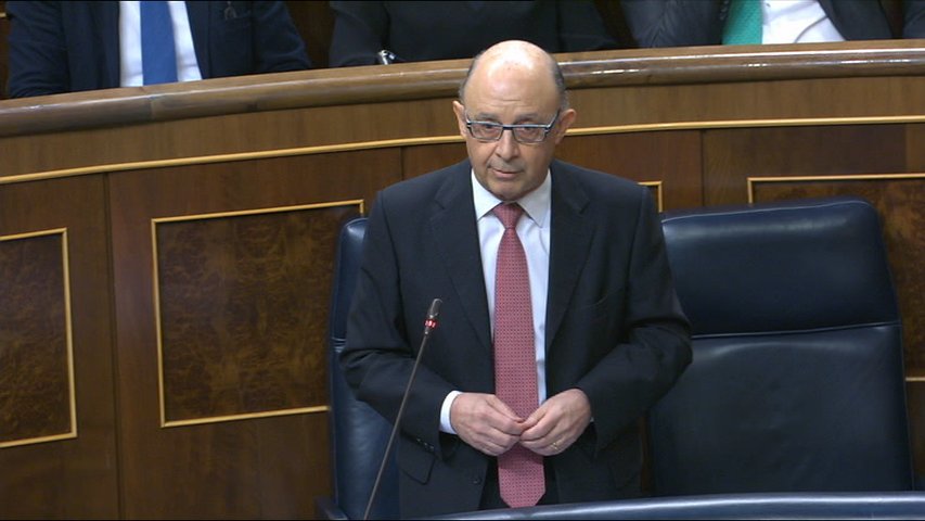 El ministro de Hacienda y Función Pública, Cristóbal Montoro