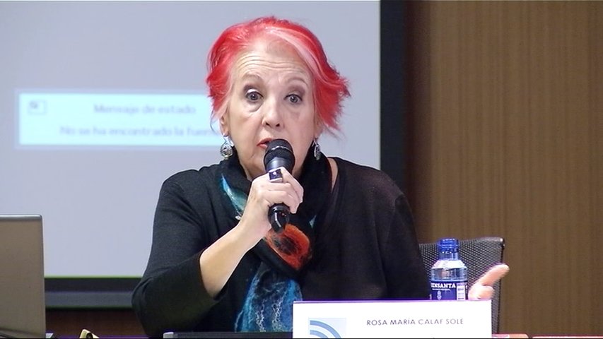 La periodista Rosa María Calaf