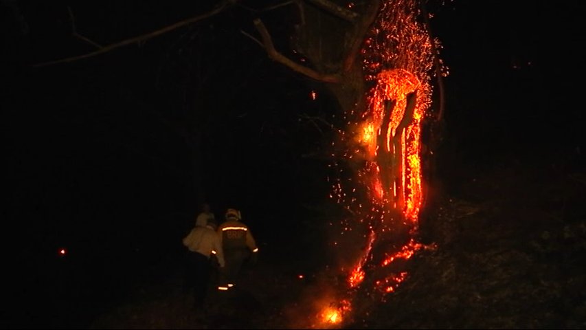 Fuego en Fresnedo