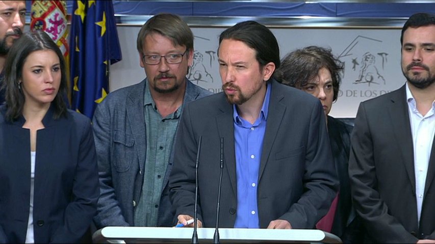 Rueda de prensa de Unidos Podemos