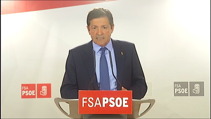 El secretario general de la FSA y presidente de la Comisión Gestora del PSOE, Javier Fernández