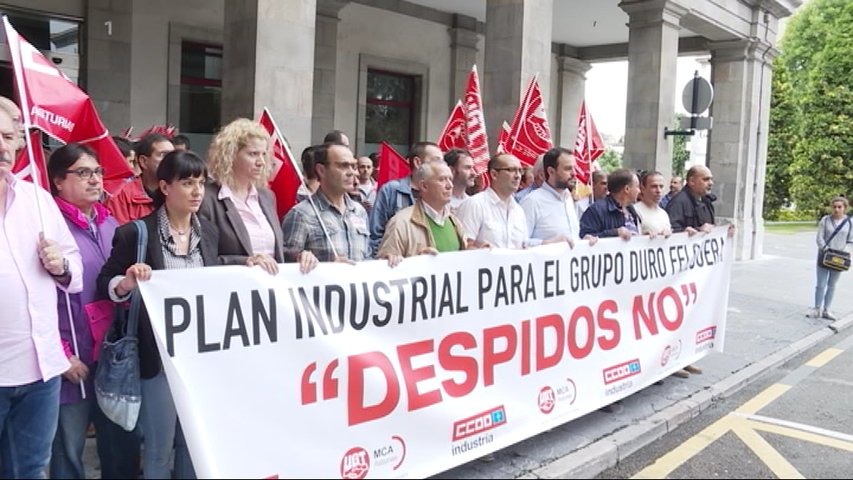 Representantes de los trabajadores de Tedesa 