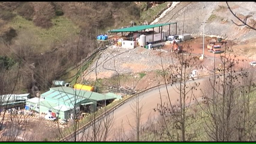 Explotación minera de Orovalle en Belmonte de Miranda