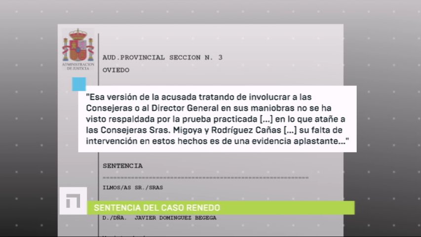 Extracto de la sentencia del Caso Renedo