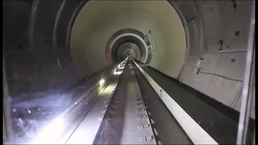 Túnel oeste de la Variante