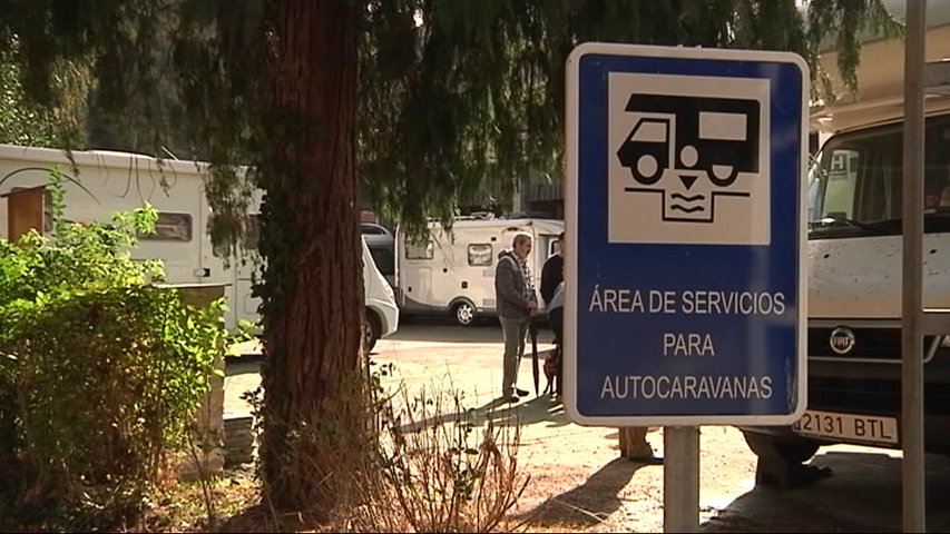 Inaugurada la zona de autocaravanas de Ibias