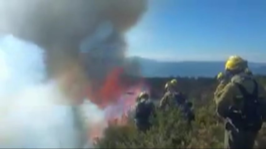 Nuevo incendio en Ibias, Asturias extrema la vigilancia por el alto riesgo de incendios