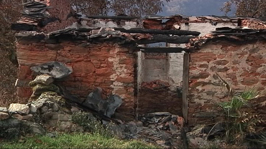 Efectos de las llamas en Allande