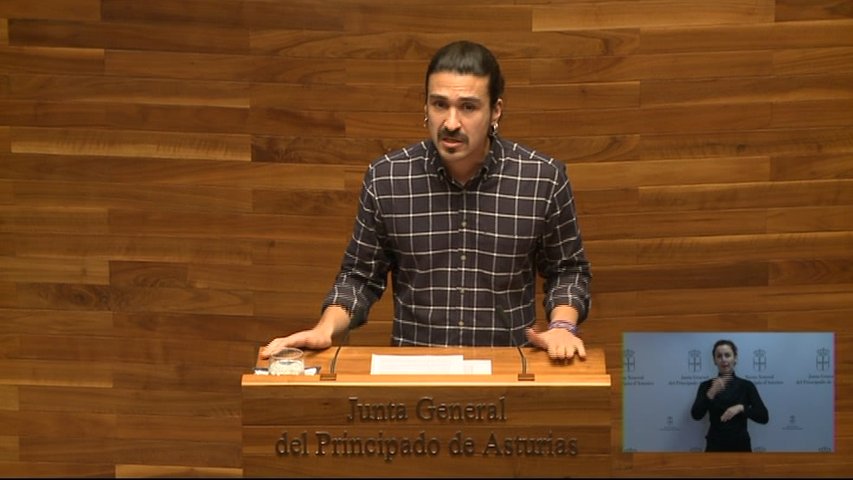 El diputado de Podemos Andrés Fernández