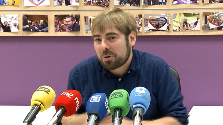 El diputado de Podemos, Daniel Ripa