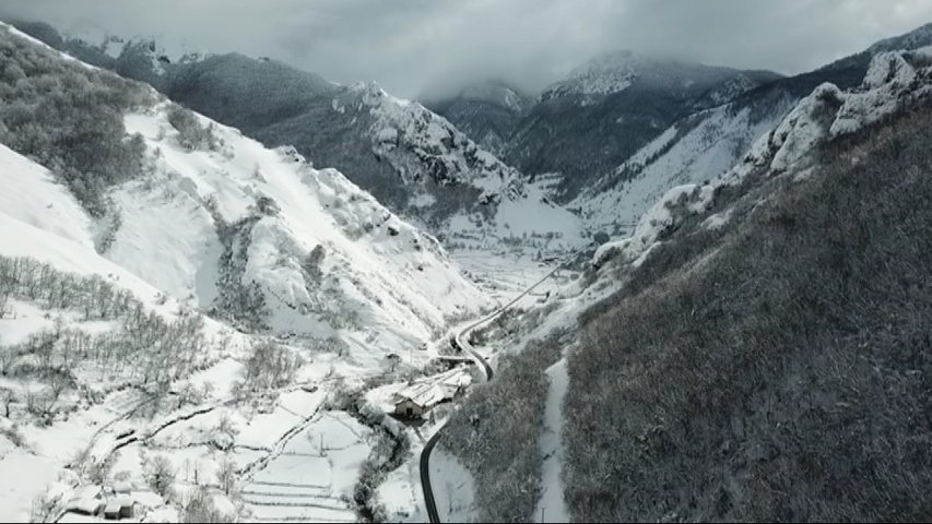 El temporal da una tregua en Asturias a la espera de nuevas nevadas