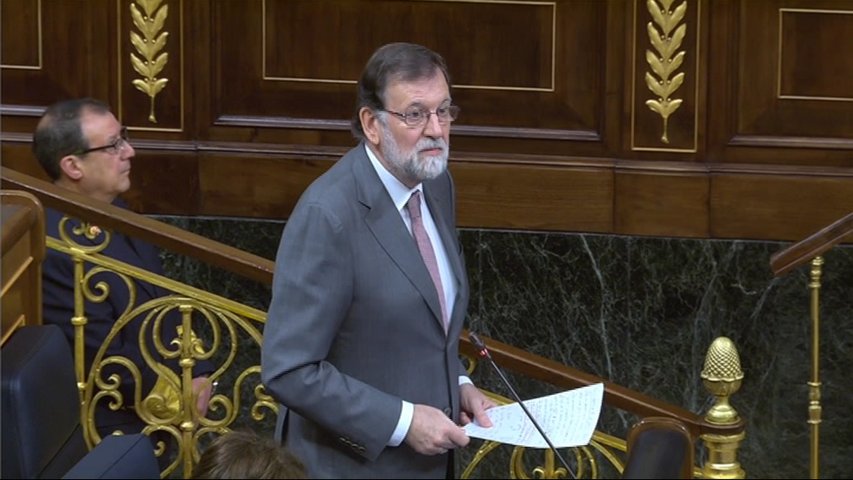 Rajoy acusa a Sánchez de usar la moción como 'un atajo' porque en urnas no gana