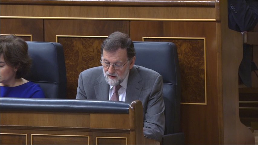 Mariano Rajoy en el Congreso de los Diputados