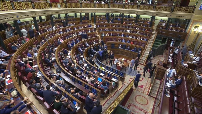 El Congreso, escenario de la segunda moción de censura a Rajoy en un año