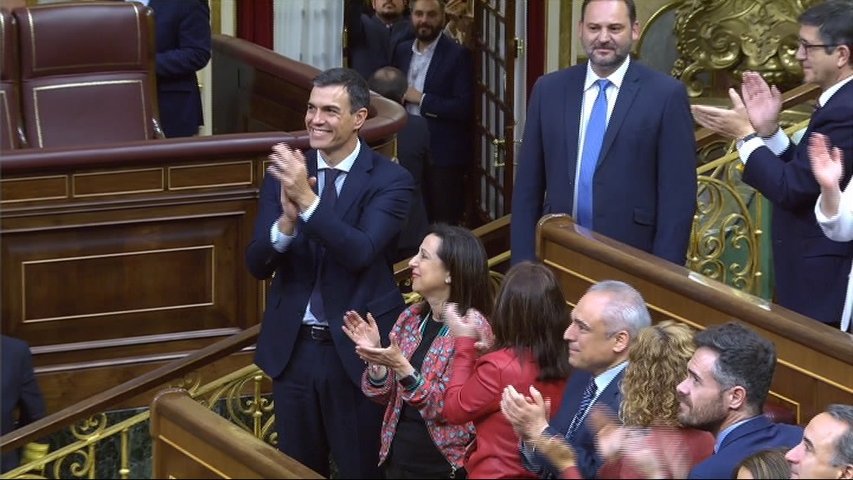 El nuevo presidente del Gobierno Pedro Sánchez 