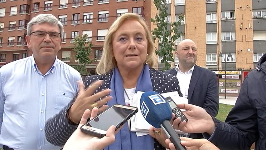 La presidenta del PP en Asturias, Mercedes Fernández