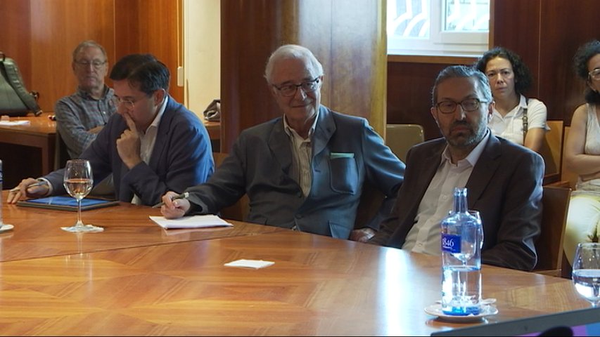 El subdirector de acciones frente al cambio climático, Eduardo González presente en los cursos de La Granda