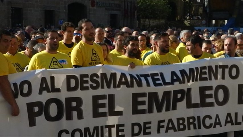 La comarca avilesina muestra su solidaridad con los trabajadores de Alcoa