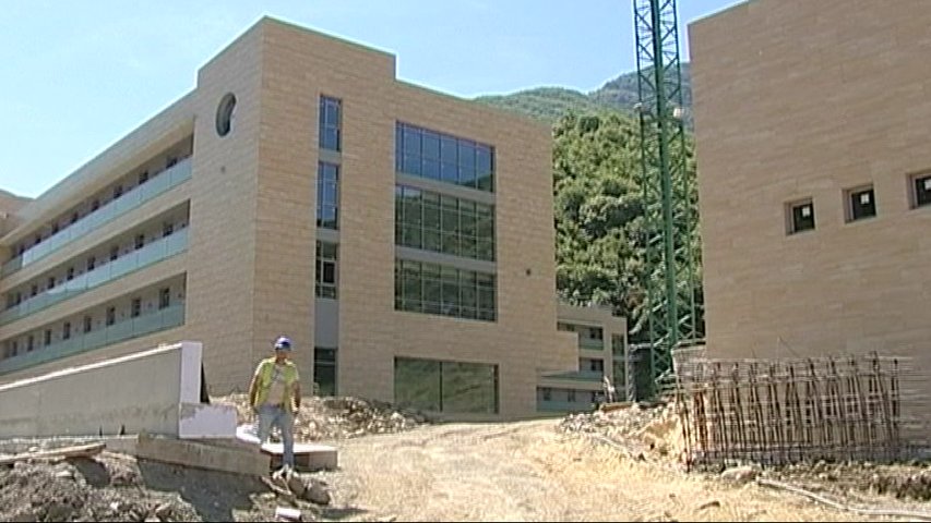 Imagen de archivo de las obras en el geriátrico de Felechosa