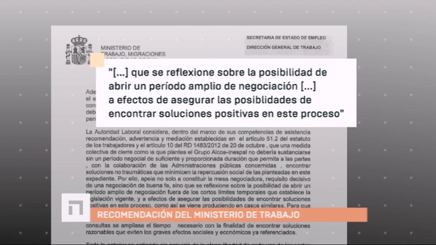 Alcoa no tiene conocimiento de ningún comprador interesado en las plantas